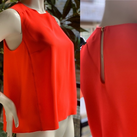 Trina Turk neon pink Trapeze Top - Picture 3 of 7